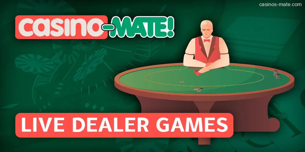 Live casino tables at Casino Mate